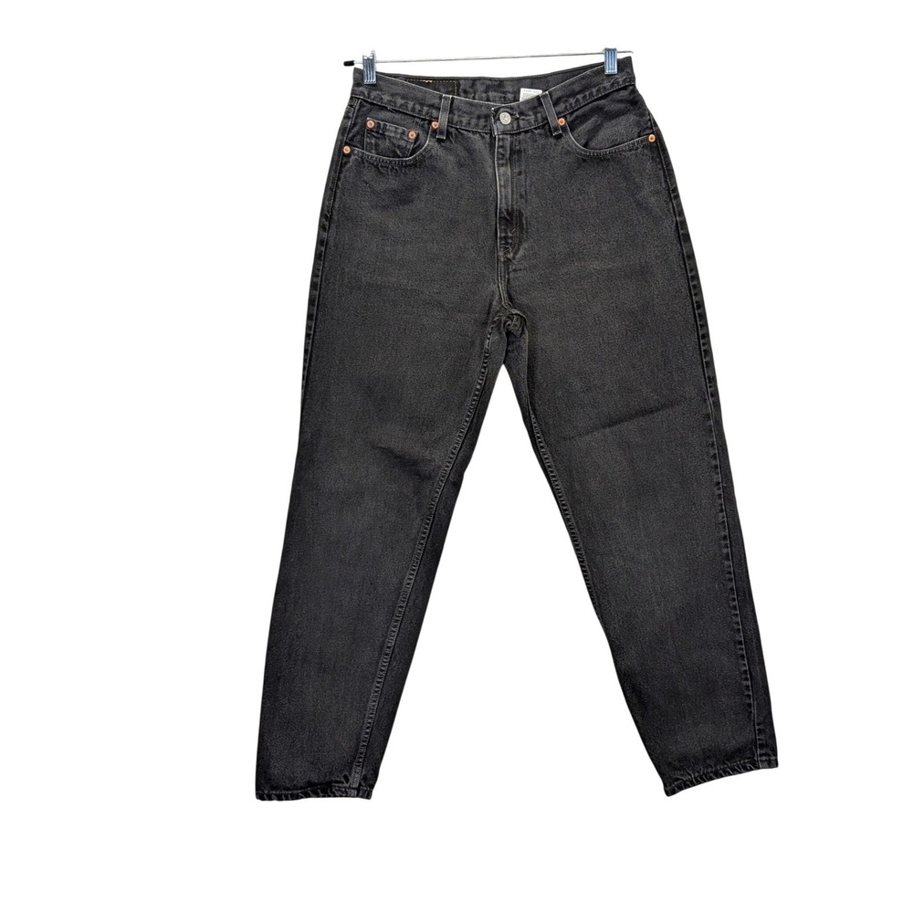 Levi's 560 Loose Fit Straight Leg Jeans Black Denim Unisex 12 Reg Vintage